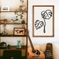 Cuadro Monstera Boho