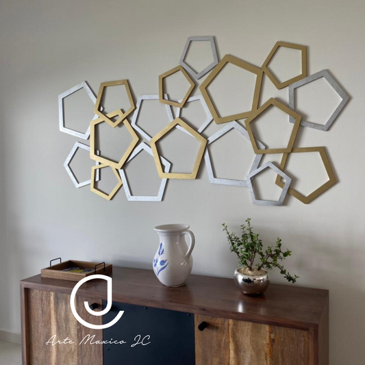 Pentágonos Decorativos 18 pz