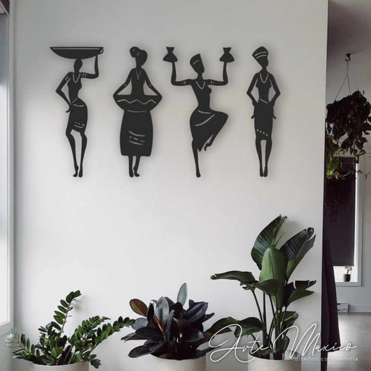 Set Decorativo Africano
