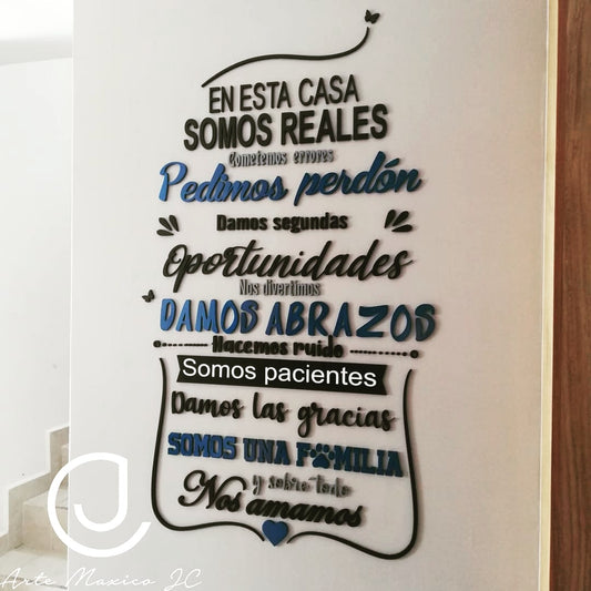 Frase en Esta Casa