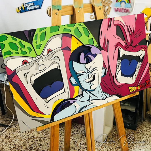 Freezer Majin buu y Cell