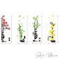 Set Flores Chinas